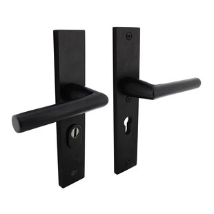 Intersteel Veiligheidsbeslag Skg*** Rechthoekige Profielcilinder 55mm Zwart