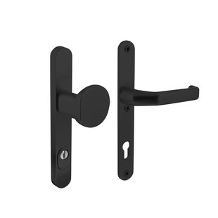 Intersteel Veiligheidsbeslag Dun Skg*** Deurkruk/klink Profielcilinder 92mm Zwart