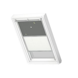 Velux Manueel Duo Verduisterend Dakraam Rolgordijndfd Sk06 4665s Wit