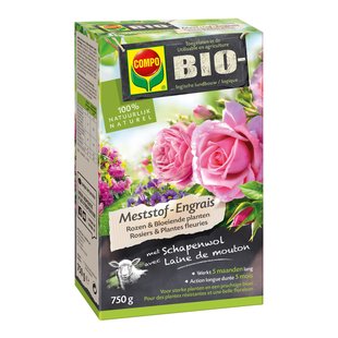 Compo Meststof Bio Rozen & Bloeiende Planten 750 G