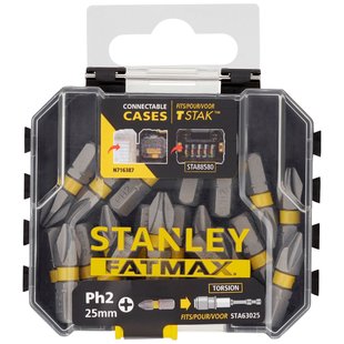 Stanley Fatmax Sta88569-xj Bits Ph2 25mm 20 Stuks