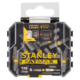 Stanley Fatmax Sta88570-xj Bits T20 25 Mm 20 Stuks