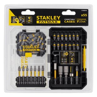 Stanley Schroefbitset - Fatmax - Impact Torsie Ph/pz/torx - 25/50mm - 55-delig