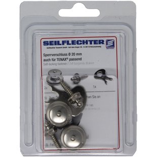 Seilflechter Veiligheidssluiting - Rvs - Diam. 20mm - 2 Stuks