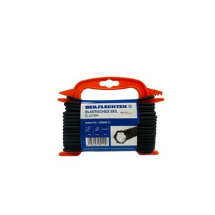 Seilflechter Elastiek Latex/poly Zwart 6mmx10m Op Haspel
