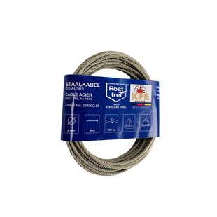 Seilflechter Roestvrijstalen Kabel – 2 Mm X 5 M