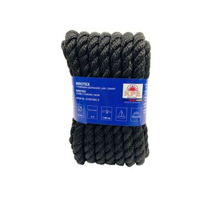 Seilflechter Birotex Gedraaide Lijn Zwart 10mmx5m