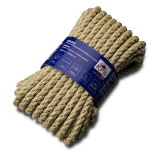 Seilflechter Wiking Gedraaide Lijn Klassiek Bruin 8mmx10m