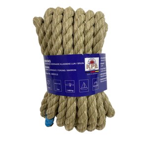 Seilflechter Wiking Gedraaide Lijn Klassiek Bruin 12mmx5m