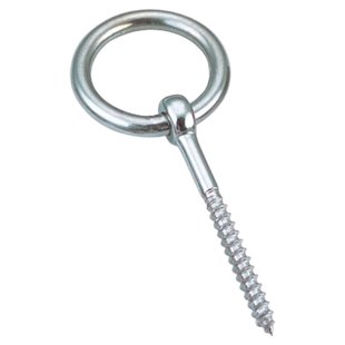 Seilflechter Houtdraadbout Met Ring - Rvs 316 - 8x80mm