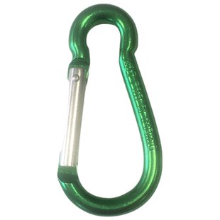 Seilflechter Musketonhaak - Aluminium - Met Open Oog - 8x80mm