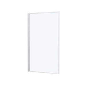 Aurlane Badwand White Edge Frame Glanzend Wit 130x75cm