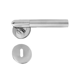 Avenue Deurkruk Op Rozet Kwint - Rvs - Meerkleurig - Sleutelgat - 195 Mm