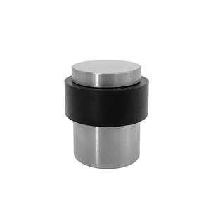 Deurstopper Vloer Breede Rand Rvs 40mm