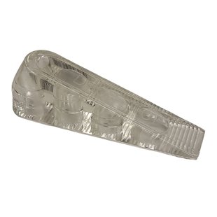 Deurstopper Rubber Wigvorm Transparant