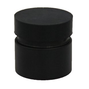 Zwarte Muurdeurstopper 1 Stuk