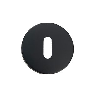 Avenue Sleutelplaat Rond Rvs Mat Zwart 2 Stuks