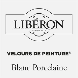 Liberon Velours De Peinture Muurverf - Mat - Blanc Porcelaine - 0,125l
