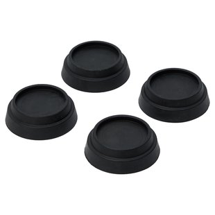 Sanivesk Trillingsdemper Set 4st Zwart