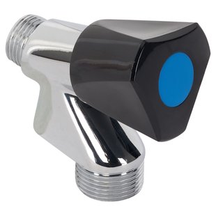 Sanivesk Wasmachinekraan 1/2m Kn. Zwarte Knop