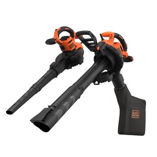 Black+decker Elektrische Bladblazer- Zuiger En Versnipperaar Beblv300sb-qs- 3000w