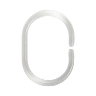 Msv Douchegordijnringen 12 Stuks Transparant