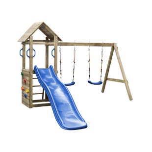 Swingking Speeltoestel Met Glijbaan Tour Maria Blauw 175cm