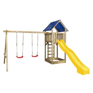 Swingking Speeltoestel Met Glijbaan Tour Jonas Geel 300cm