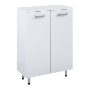 Royo Kast Ava 60cm 2 Deuren Wit En Chroom Met Poten