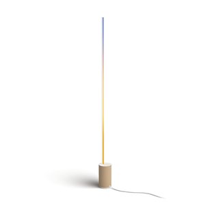 Philips Hue Gradient Signe Vloerlamp Hout Wit 29w
