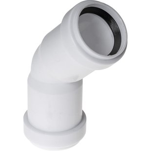 Ppc Bocht 45gr 32mm Wit