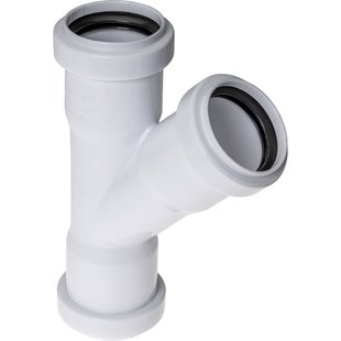 Ppc T-stuk 45gr 40mm Wit