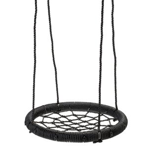 Swingking Schommel Zwarte Canvas Ø60cm