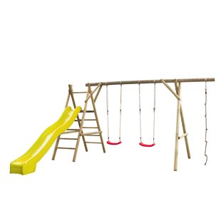 Swingking Speeltoestel Met Glijbaan Noortje Geel 300cm