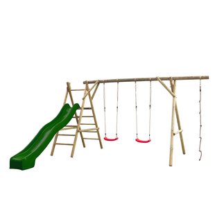 Swingking Speeltoestel Met Glijbaan Noortje Groen 300cm