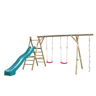 Swingking Speeltoestel Met Glijbaan Noortje Turquoise 300cm