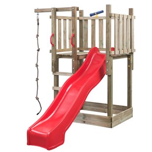 Swingking Speeltoestel Met Glijbaan Mario Rood 250cm