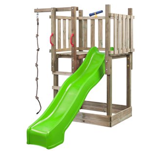 Swingking Speeltoestel Met Glijbaan Mario Appelgroen 250cm