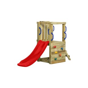 Swingking Speeltoestel Met Glijbaan Irma Small Rood 70x185x120cm