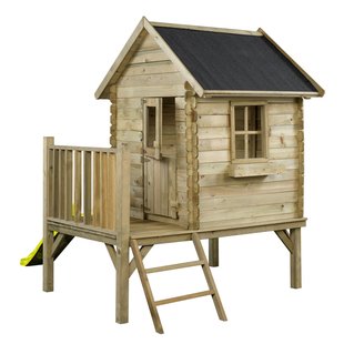 Swingking Speelhuisje + Glijbaan Camilla Geel