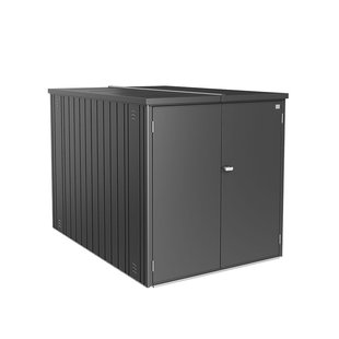 Biohort Minigarage L Donkergrijs Metallic