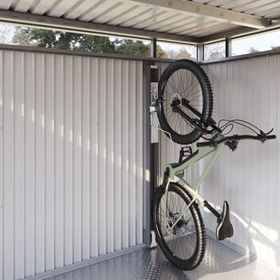 Biohort Bikelift Voor Neo Tuinhuis Met Draaimechanisme Donkergrijs Metallic