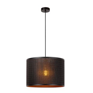 Lucide Hanglamp Talalog - Zwart - 40cm - E27