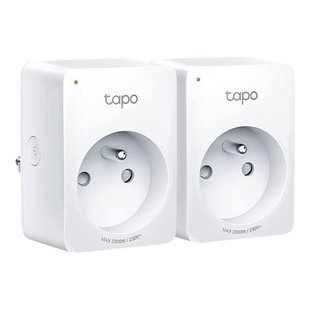 Tp-link Mini Smart Wifi Plug Met Energie Monitoring Alexa & Google Assistant Ondersteund (2-pack)