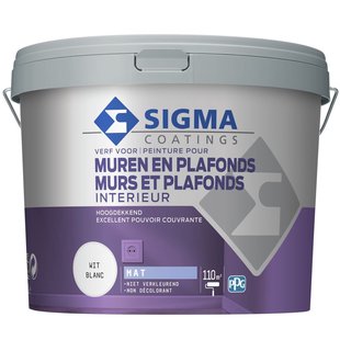 Sigma Interieur Muurverf - Mat - White - 10l