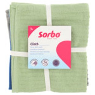 Sorbo Vaatdoek Badstof 35x35cm 3st