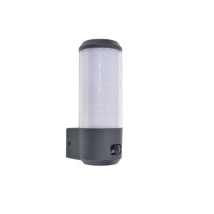 Lutec Wandlamp Heros Donkergrijs E27 Met Sensor