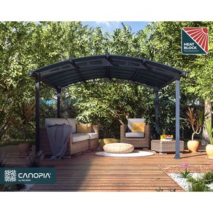 Palram | Canopia - Tuinpaviljoen Tucson 4300 - Grijs - 435x360cm