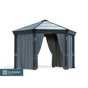 Palram-canopia Gordijnset Voor Tuinpaviljoen Roma/monaco 6st