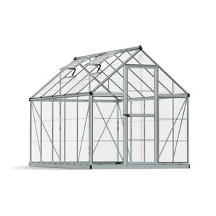 Canopia Tuinkas Harmony 6x10 - Polycarbonaat - Zilver - 306x185x208 Cm